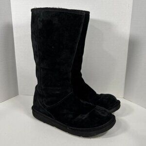 UGG Women's 5119 Zipper-Up Tall Boots Black Size 11